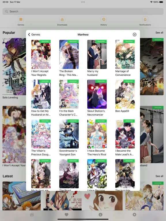 Captures d'écran de Manga Bat - Daily Update iPad 
