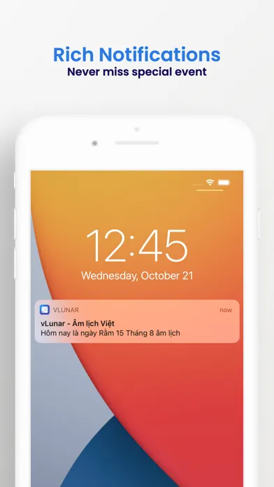 Tangkapan layar vLunar - Âm lịch widget