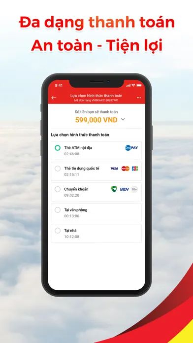 Capturas de tela do Vé giá rẻ - Jet Việt