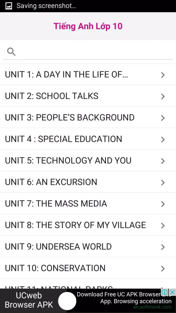 Tieng Anh Lop 10 Screenshots