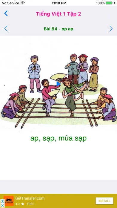 Captures d'écran de Tieng Viet 1 - Tap 2