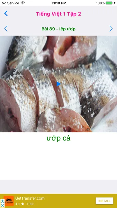 Captures d'écran de Tieng Viet 1 - Tap 2