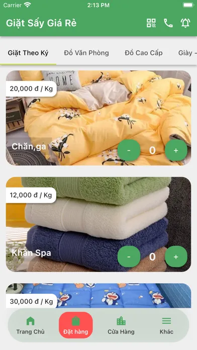 Ảnh chụp màn hình của Giặt Sấy Giá Rẻ