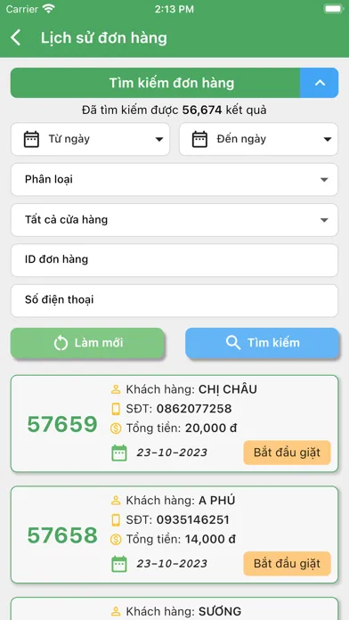 Ảnh chụp màn hình của Giặt Sấy Giá Rẻ