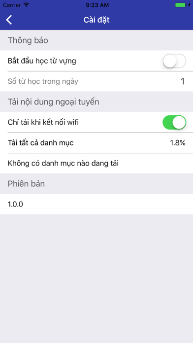 Capturas de pantalla de VnDoc FlashCards
