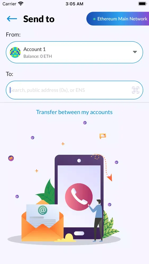 Tangkapan layar Antex - Blockchain Wallet