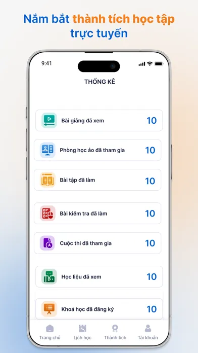 Скриншоты vnEdu LMS