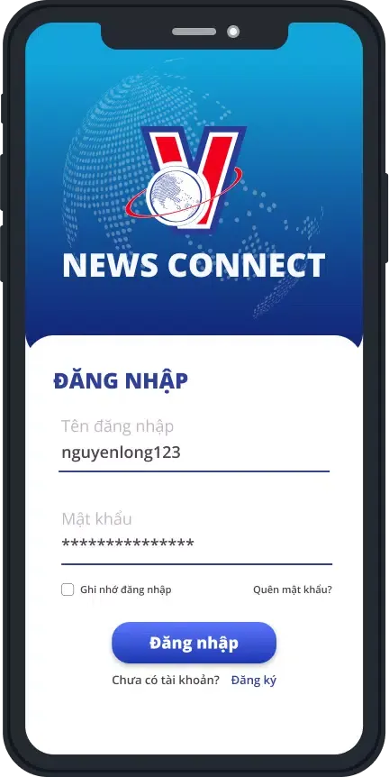 Screenshot di VNews Connect