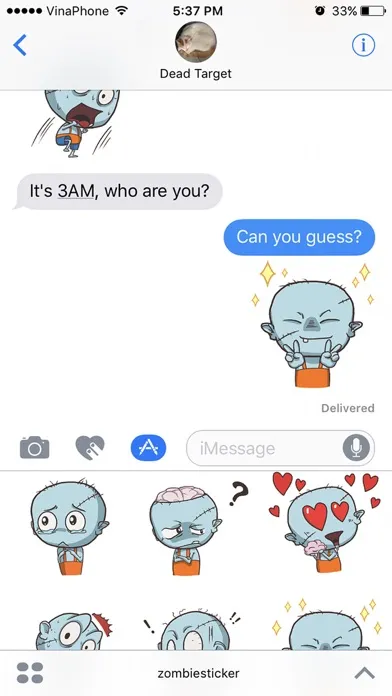 Dead Target Sticker سکرین شاٹس
