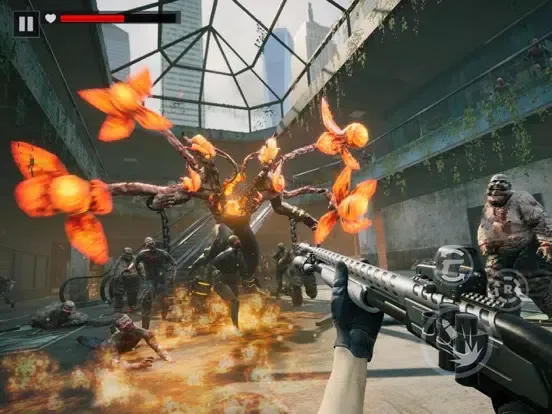 Tangkapan layar Zombie Fire 3D: Offline Game iPad 