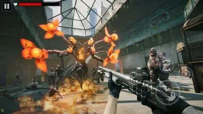 Tangkapan layar Zombie Fire 3D: Offline Game