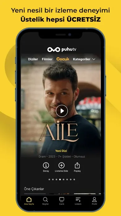 Capturas de pantalla de puhutv