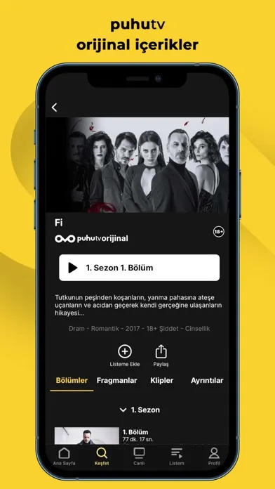 Capturas de pantalla de puhutv