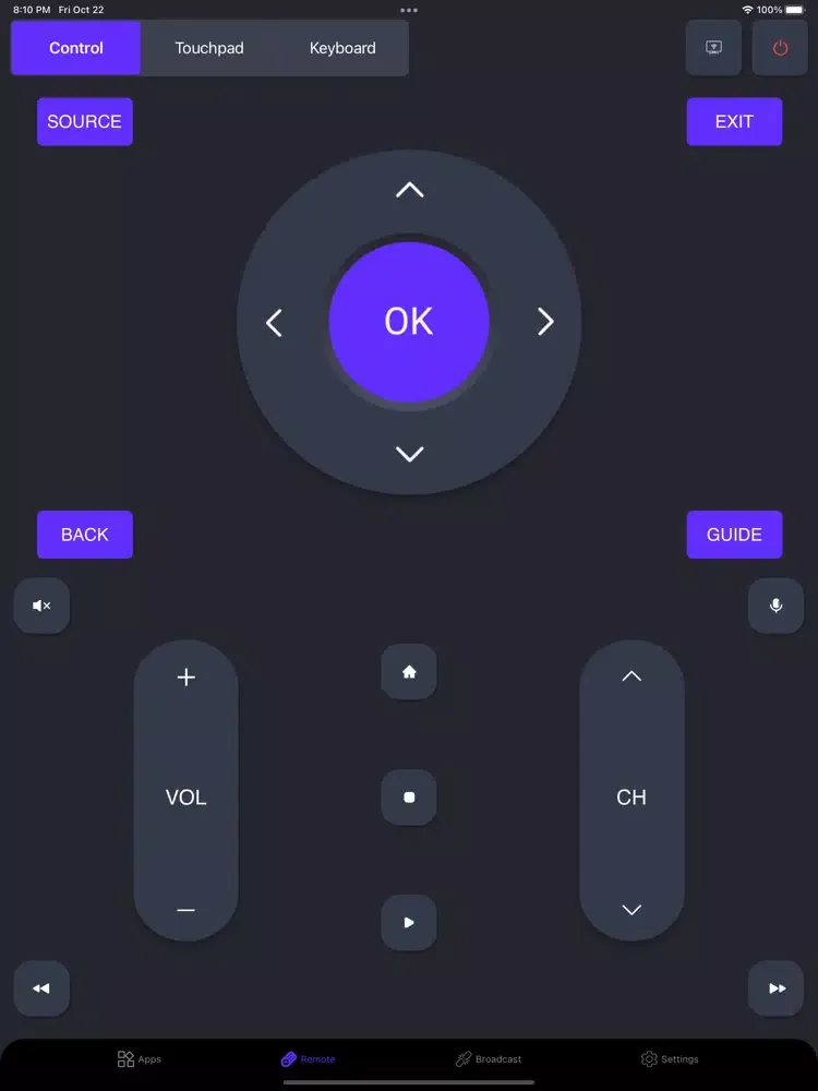 Captures d'écran de Remote Control for LG TV iPad 