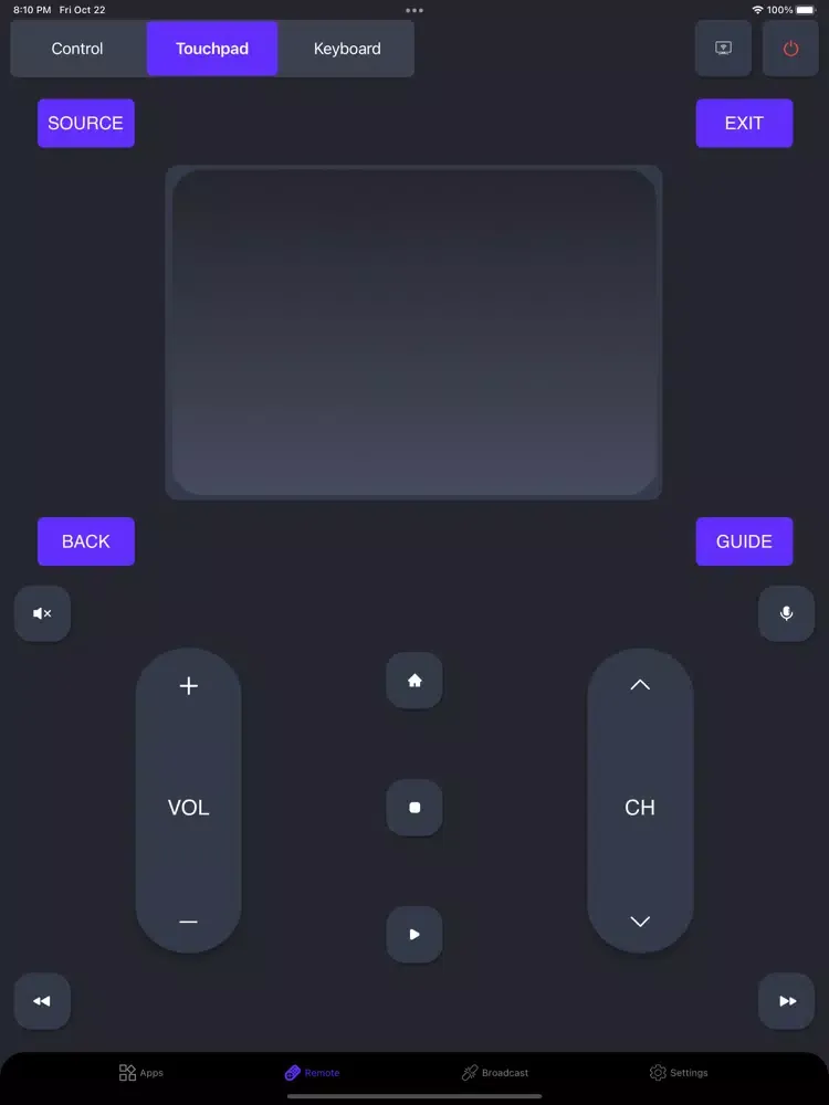 Captures d'écran de Remote Control for LG TV iPad 