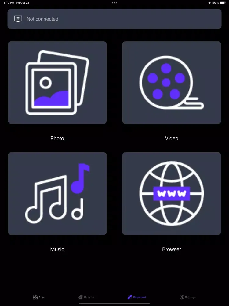 Captures d'écran de Remote Control for LG TV iPad 