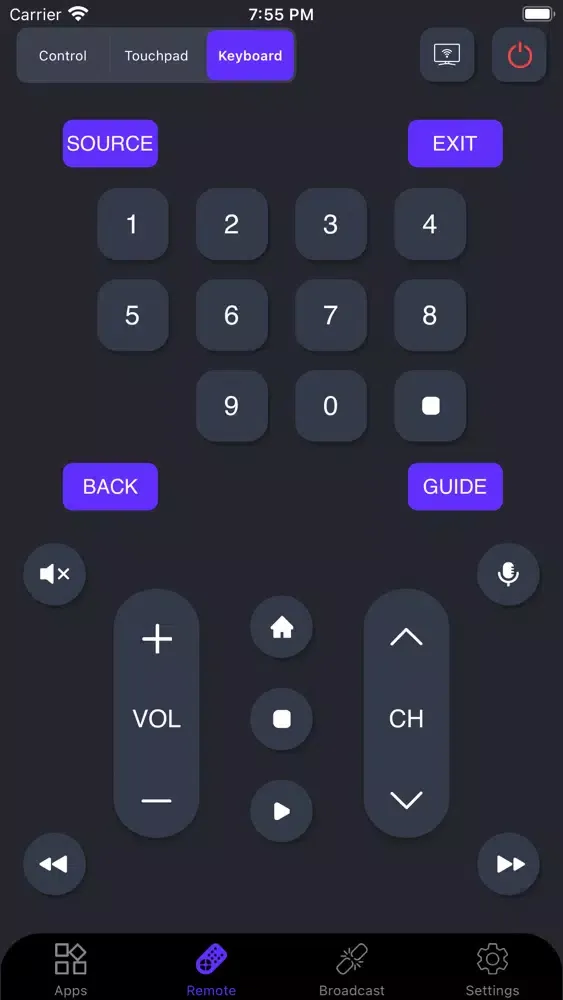 Captures d'écran de Remote Control for LG TV