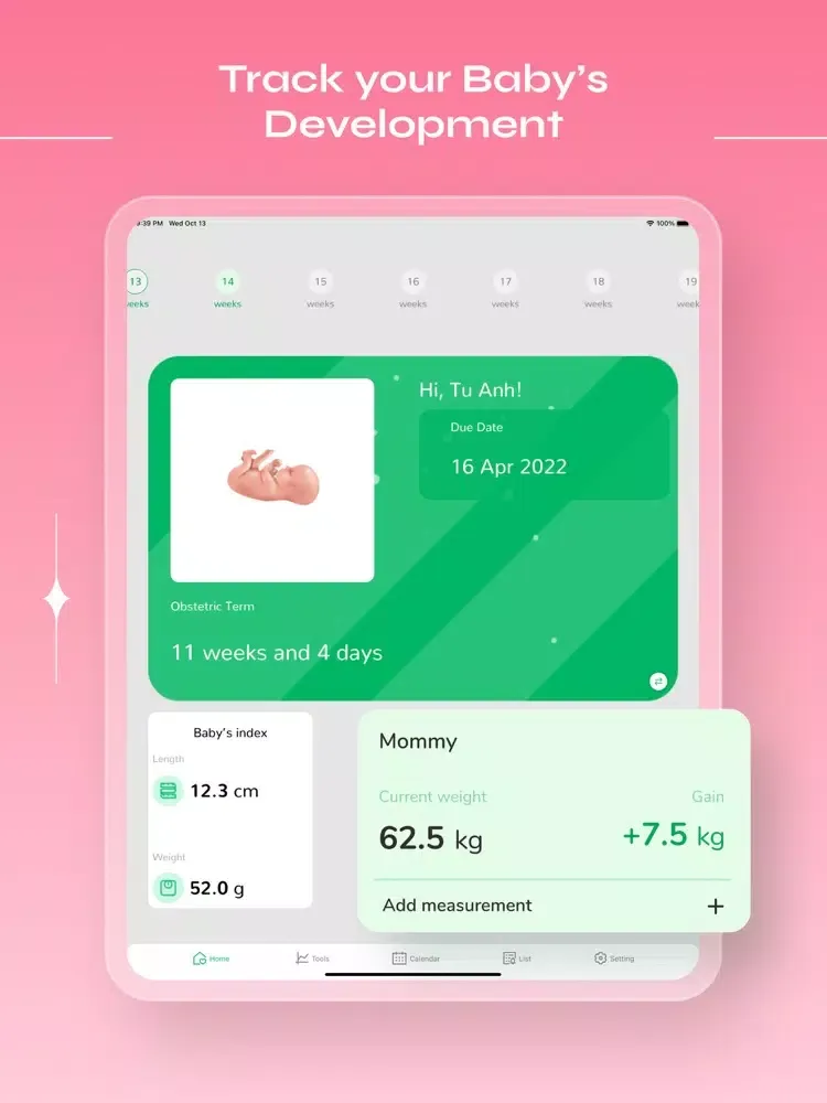 Baby Heart Beat Tracker App iPad  Ekran Görüntüleri