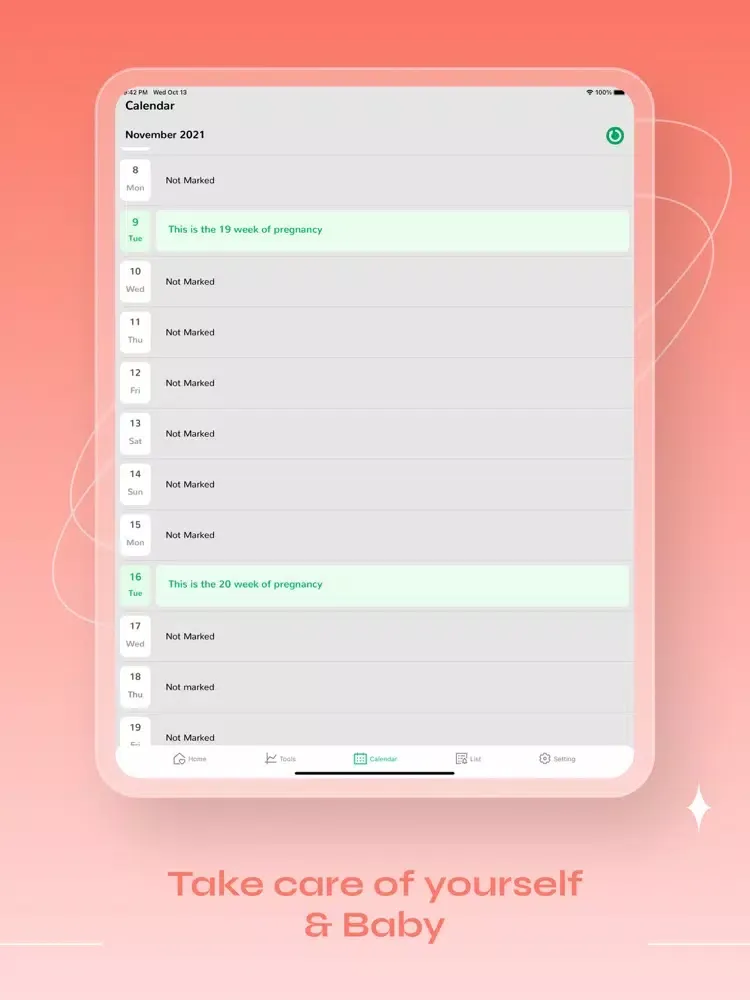 Baby Heart Beat Tracker App iPad  Ekran Görüntüleri