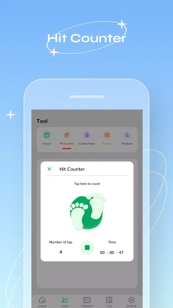 Baby Heart Beat Tracker App Ekran Görüntüleri