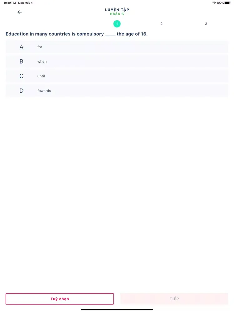 Скриншоты Junes Toeic iPad 