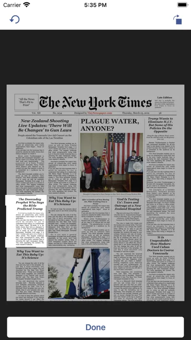 Zrzuty ekranu Text Extractor OCR