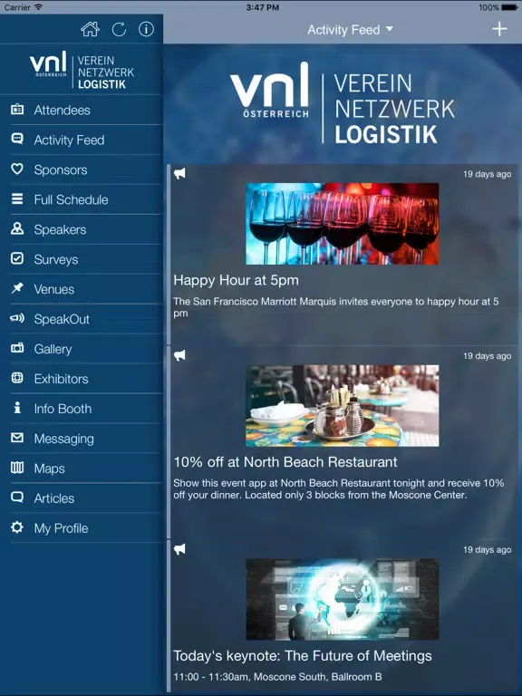 VNL Digital:Community & Events iPad  سکرین شاٹس