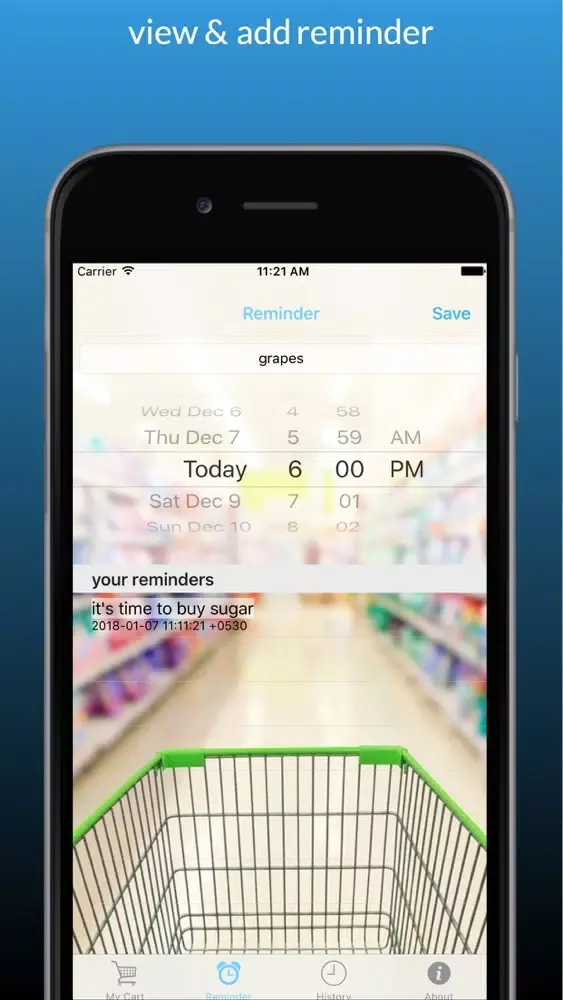 Shopping Cart Expense Tracker應用截圖