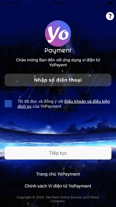 Tangkapan layar Yopayment