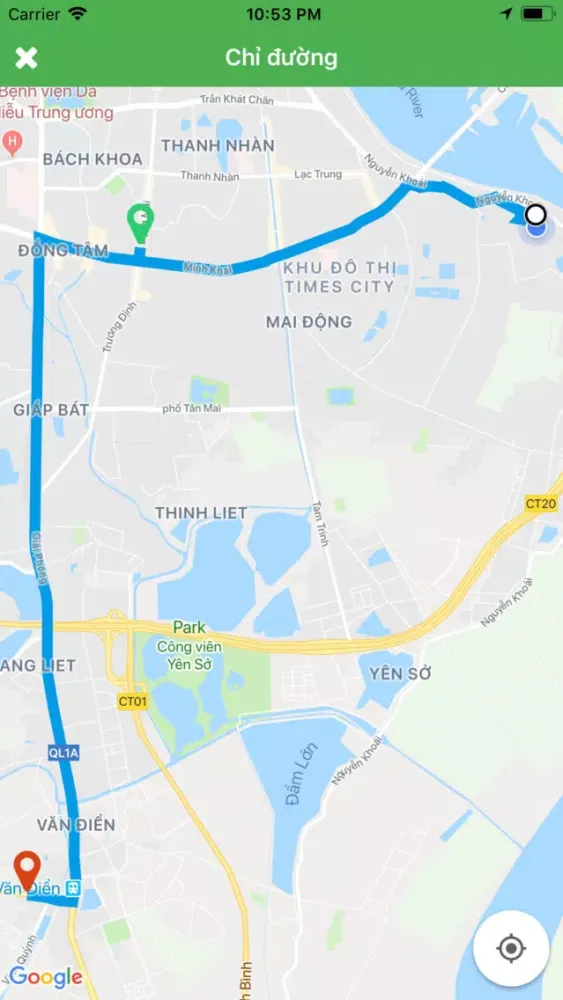 Capturas de tela do IKI - kết nối vận chuyển