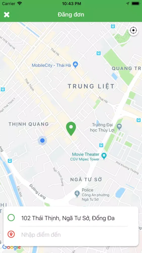 Capturas de tela do IKI - kết nối vận chuyển