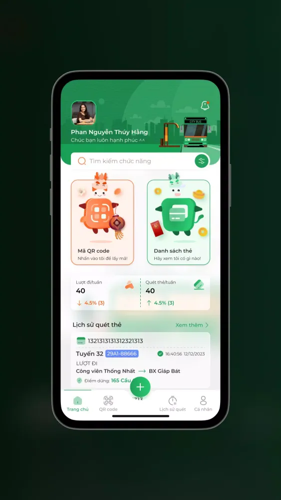 Thẻ Vé Giao Thông HN Screenshots