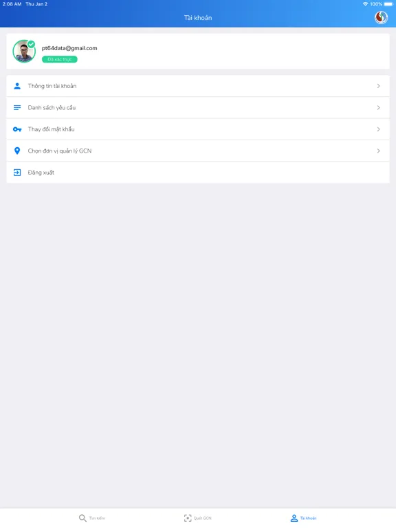 Xác minh GCNQSDĐ - VNPT REV iPad  Ekran Görüntüleri