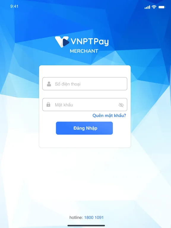 Zrzuty ekranu VNPT Pay Merchant iPad 