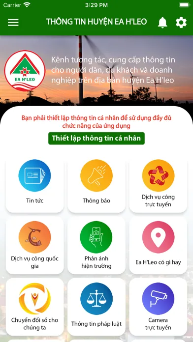 Captures d'écran de Thông tin huyện Eahleo