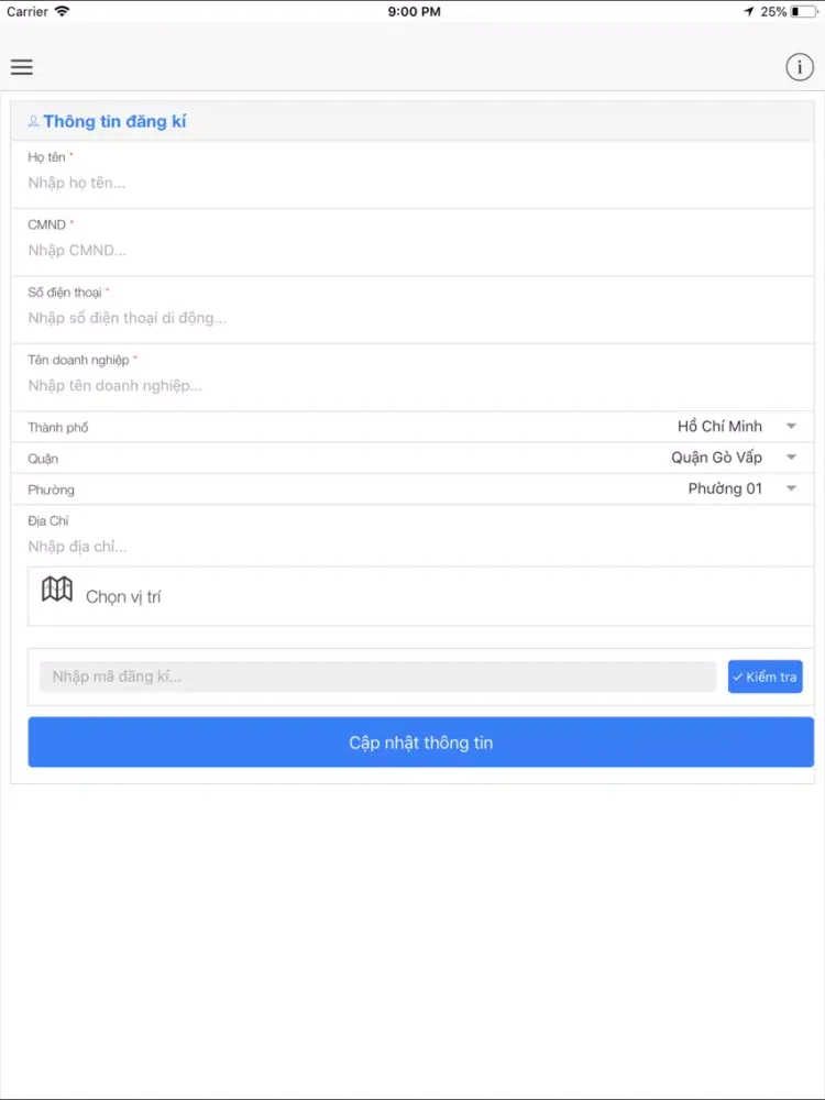 Ảnh chụp màn hình của Quận 10 Online iPad 