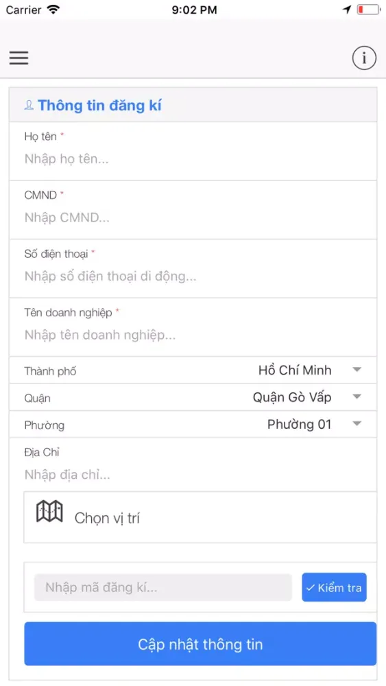 Ảnh chụp màn hình của Quận 10 Online