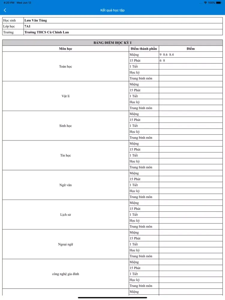 صور vnEdu Student iPad 