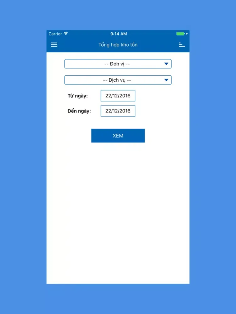 Báo Cáo Nhanh CSS Report iPad 应用截图