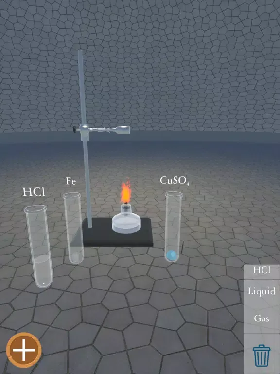 ภาพหน้าจอของ Chemistry Experiments iPad 
