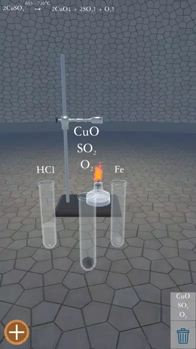 Screenshot di Chemistry Experiments