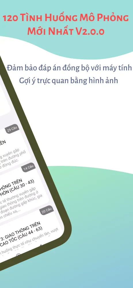 Capturas de tela do 120 Câu Mô Phỏng V2.0.0