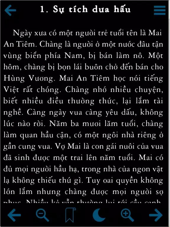Tangkapan skrin Truyện hay bốn phương iPad 