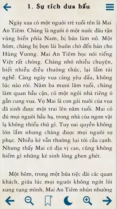 Tangkapan skrin Truyện hay bốn phương