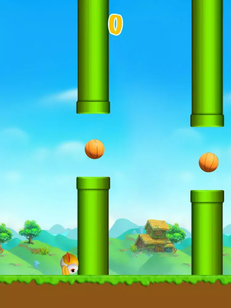 Flappy Hoopers : Shooting Basketball Game iPad  Ekran Görüntüleri