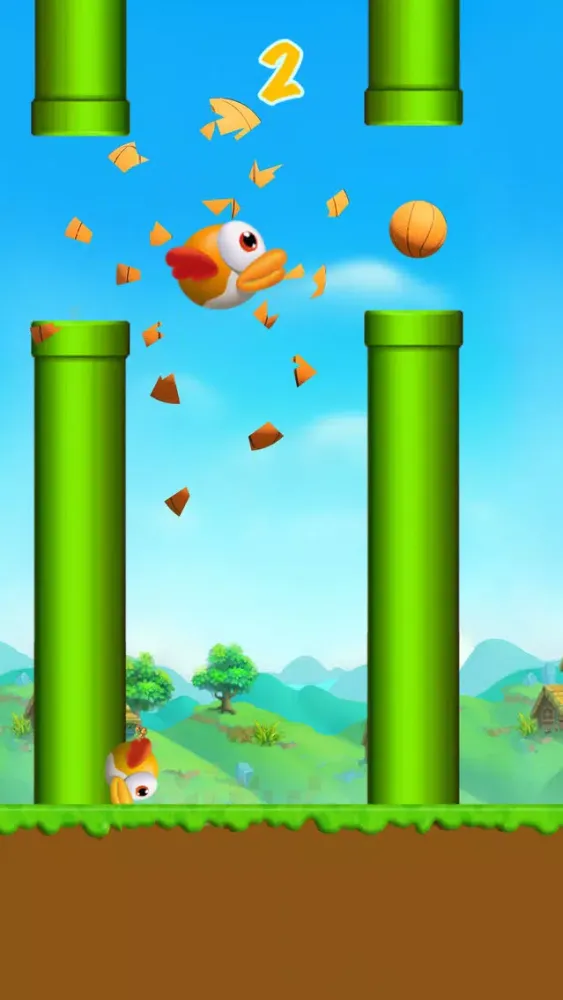 Flappy Hoopers : Shooting Basketball Game Ekran Görüntüleri