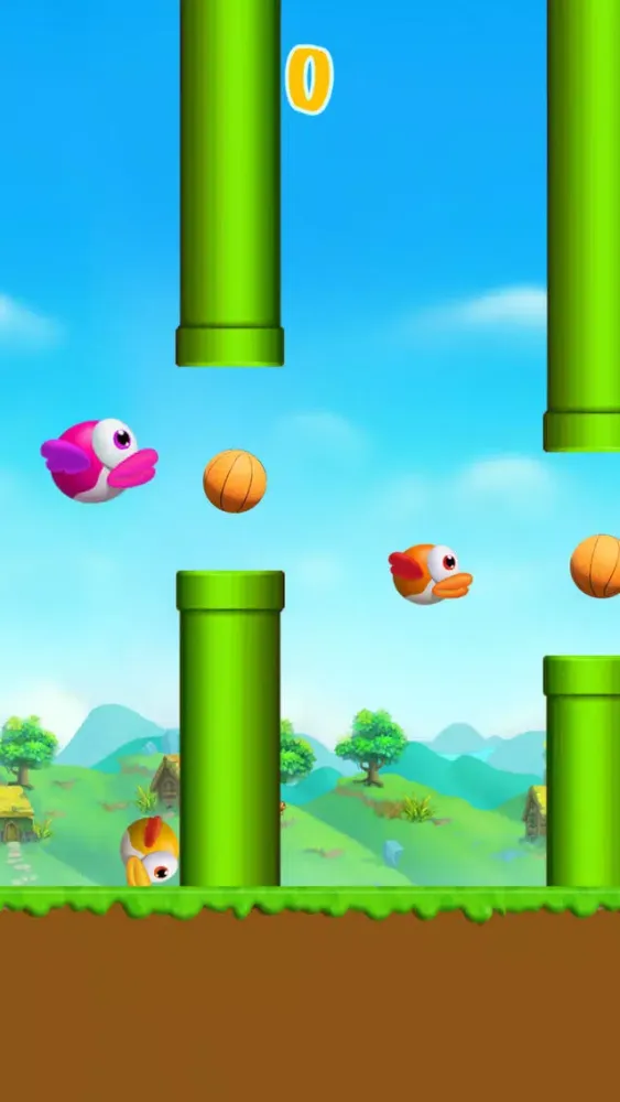 Flappy Hoopers : Shooting Basketball Game Ekran Görüntüleri