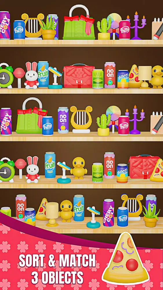 Triple Goods Merge: Sorting 3D Screenshots