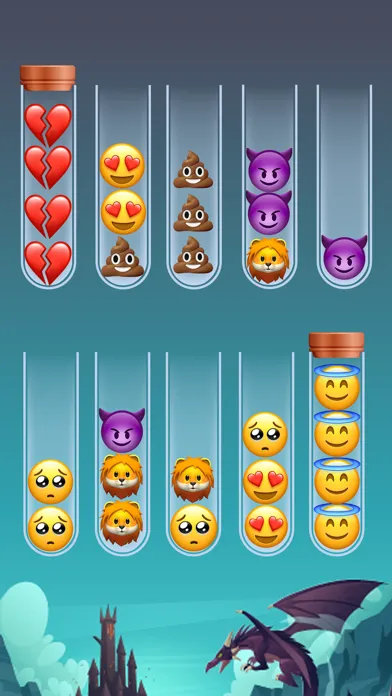 تصاویر Emoji Sort Master