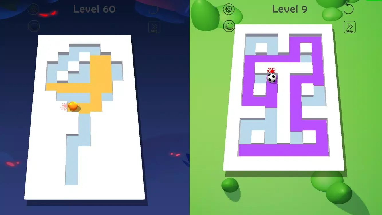 Roller Paint Ball Screenshots